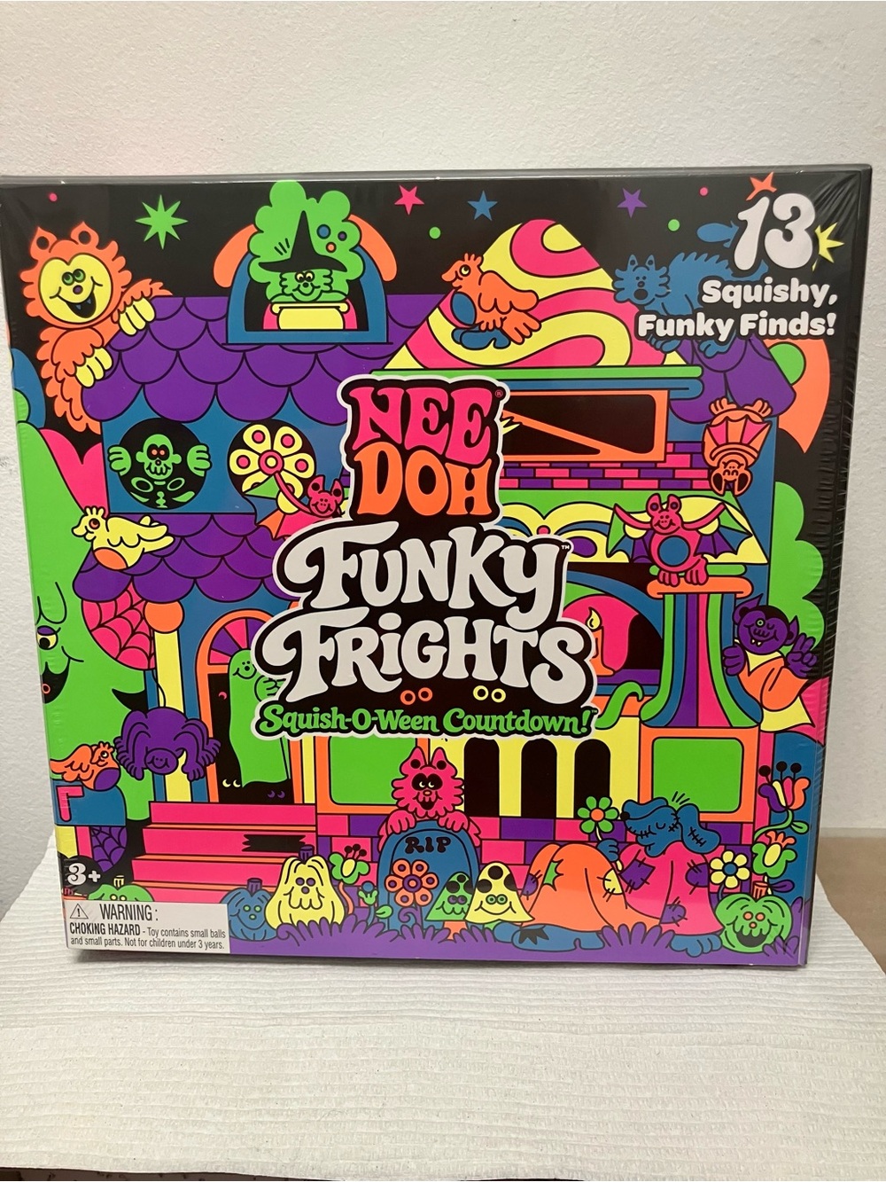 Nee Doh Funky Frights Plush Set - Multicolor Squishy Characters
